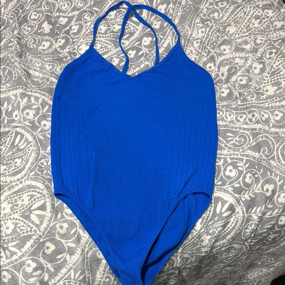 Zara blue bodysuit